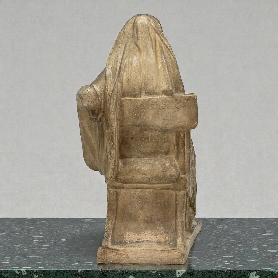 Neoclassical Style Female Figure - 19th Century Italy-photo-6